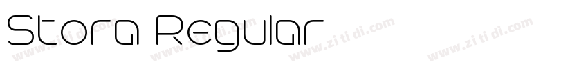 Stora Regular字体转换 Stora Regular字体转换